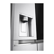 LG Side-by-Side mit InstaView Door-in-Door ®  | Eis-, Crushed Ice- und Wasserspender | 635 Liter Kapazität | EEK E | Metal Sorbet | GSXD91MBAE , GSXD91MBAE