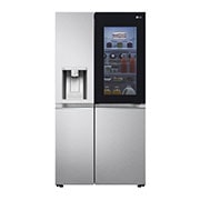 LG Side-by-Side mit InstaView Door-in-Door ®  | Eis-, Crushed Ice- und Wasserspender | 635 Liter Kapazität | EEK E | Metal Sorbet | GSXD91MBAE , GSXD91MBAE