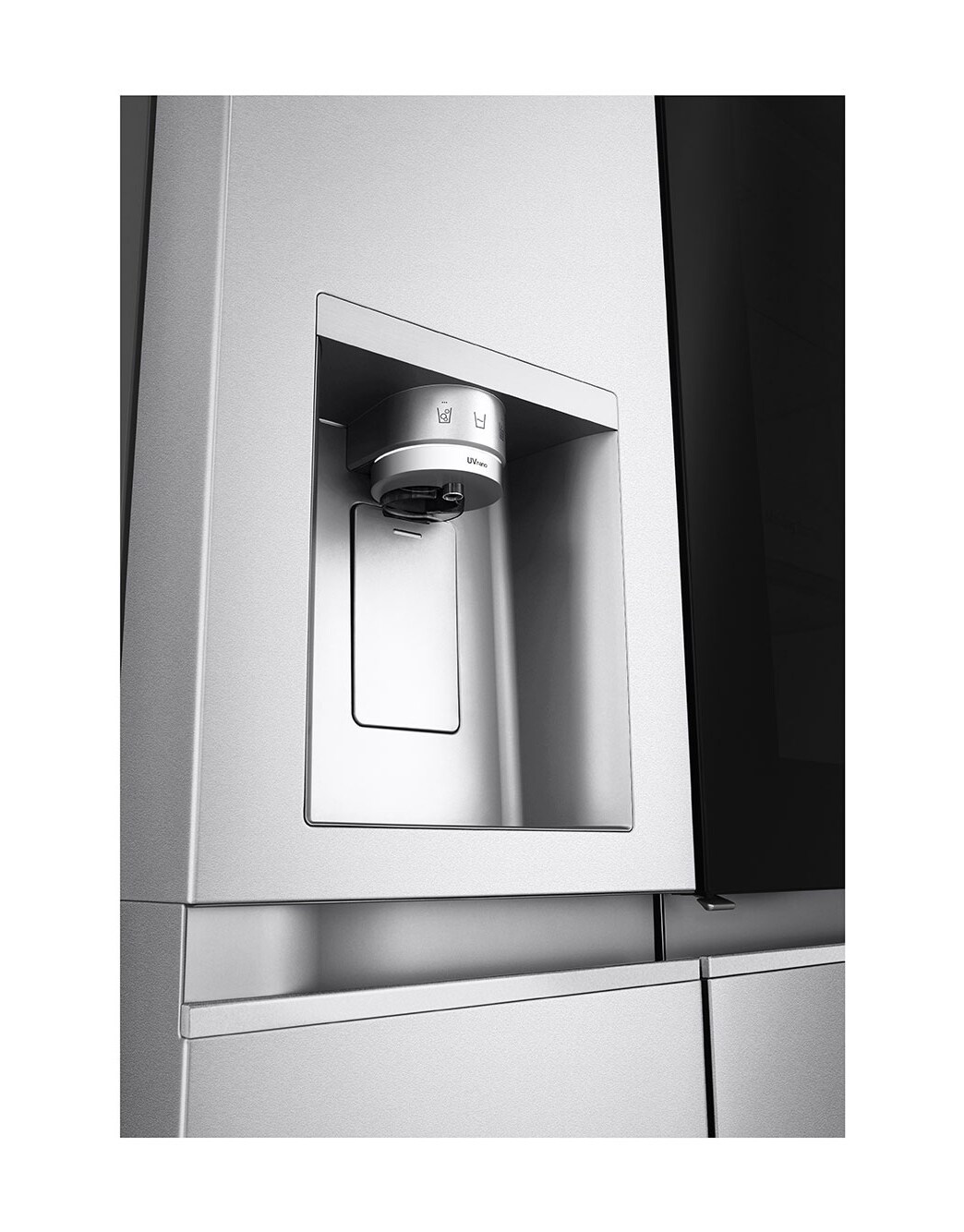 Side-by-Side Kühlschrank mit InstaView Door-in-Door® (D, 628L, 179cm