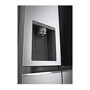 LG Side-by-Side mit InstaView Door-in-Door® | Eis-, Crushed Ice- und Wasserspender | 635 Liter Kapazität | EEK E | Interner Wassertank 4L | Platinum Silver | GSXV81PZLE, GSXV81PZLE