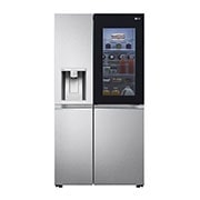 LG Side-by-Side Kühlschrank mit InstaView Door-in-Door® (E, 635L, 179cm hoch) mit Eis-, Crushed Ice- und Wasserspender & Festwasseranschluss | GSXV90BSAE, GSXV90BSAE