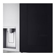 LG Side-by-Side Kühlschrank mit InstaView Door-in-Door® (E, 635L, 179cm hoch) mit Eis-, Crushed Ice- und Wasserspender & Festwasseranschluss | GSXV90BSAE, GSXV90BSAE