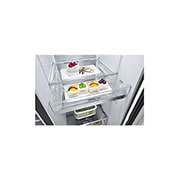 LG Side-by-Side Kühlschrank mit InstaView Door-in-Door® (E, 635L, 179cm hoch) mit Eis-, Crushed Ice- und Wasserspender, Festwasseranschluss & Craft Ice | GSXV90MCDE, GSXV90MCDE