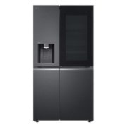 LG Side-by-Side Kühlschrank mit InstaView Door-in-Door® (EEK E, 635L, 179cm hoch) mit Eis-, Crushed Ice- und Wasserspender, Festwasseranschluss & Craft Ice | GSXV90MCDE, GSXV90MCDE