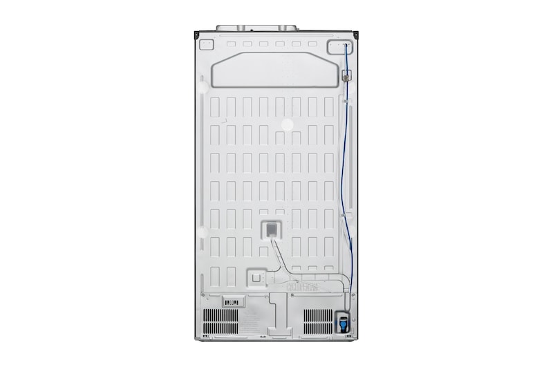 LG Side-by-Side Kühlschrank mit InstaView Door-in-Door® (F, 635L, 179 cm hoch) mit 4L internem Wassertank, Eis-, Crushed Ice- und Wasserspender | GSXV91BSAF, GSXV91BSAF