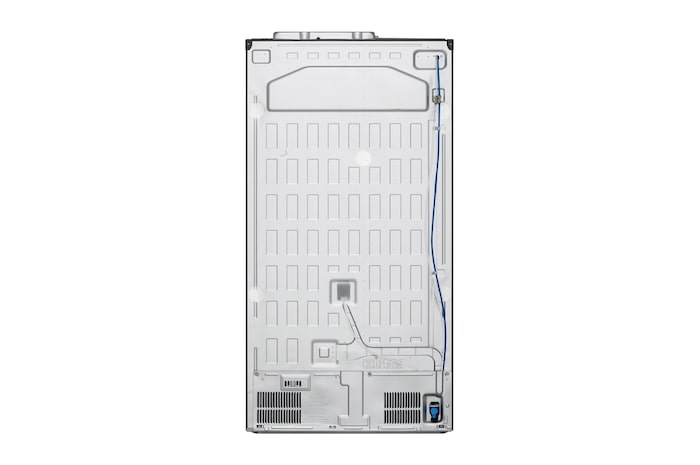 LG Side-by-Side Kühlschrank mit InstaView Door-in-Door® (F, 635L, 179 cm hoch) mit 4L internem Wassertank, Eis-, Crushed Ice- und Wasserspender | GSXV91BSAF, GSXV91BSAF