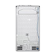 LG Side-by-Side Kühlschrank mit InstaView Door-in-Door® (F, 635L, 179 cm hoch) mit 4L internem Wassertank, Eis-, Crushed Ice- und Wasserspender | GSXV91BSAF, GSXV91BSAF