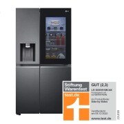 LG Side-by-Side mit  InstaView Door-in-Door® | Eis-, Crushed Ice- und Wasserspender  | 635 Liter Kapazität | Energieeffizienzklasse E | Interner Wassertank 4L | Matte Black | GSXV91MCAE, GSXV91MCAE