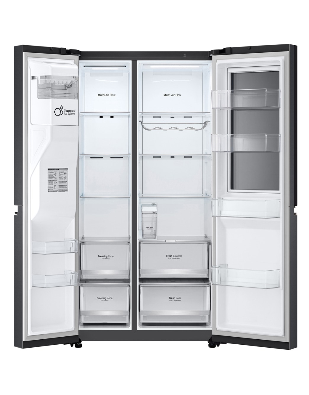 Lg Kühlschrank Side By Side Zieht Kein Wasser LG InstaView Side-by-Side Kühlschrank | GSXV91MCLE | LG DE