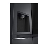 LG Side-by-Side mit InstaView Door-in-Door®  | Eis-, Crushed Ice- und Wasserspender | 635 Liter Kapazität | Energieeffizienzklasse E | Interner Wassertank 4L | Matte Black | GSXV91MCLE, GSXV91MCLE