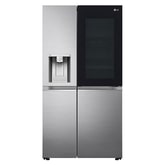 Side-by-Side Kühlschrank mit InstaView Door-in-Door® (EEK E, 635L, 179cm hoch) mit Eis-, Crushed Ice- und Wasserspender & internem Wassertank | GSXV91PZAE