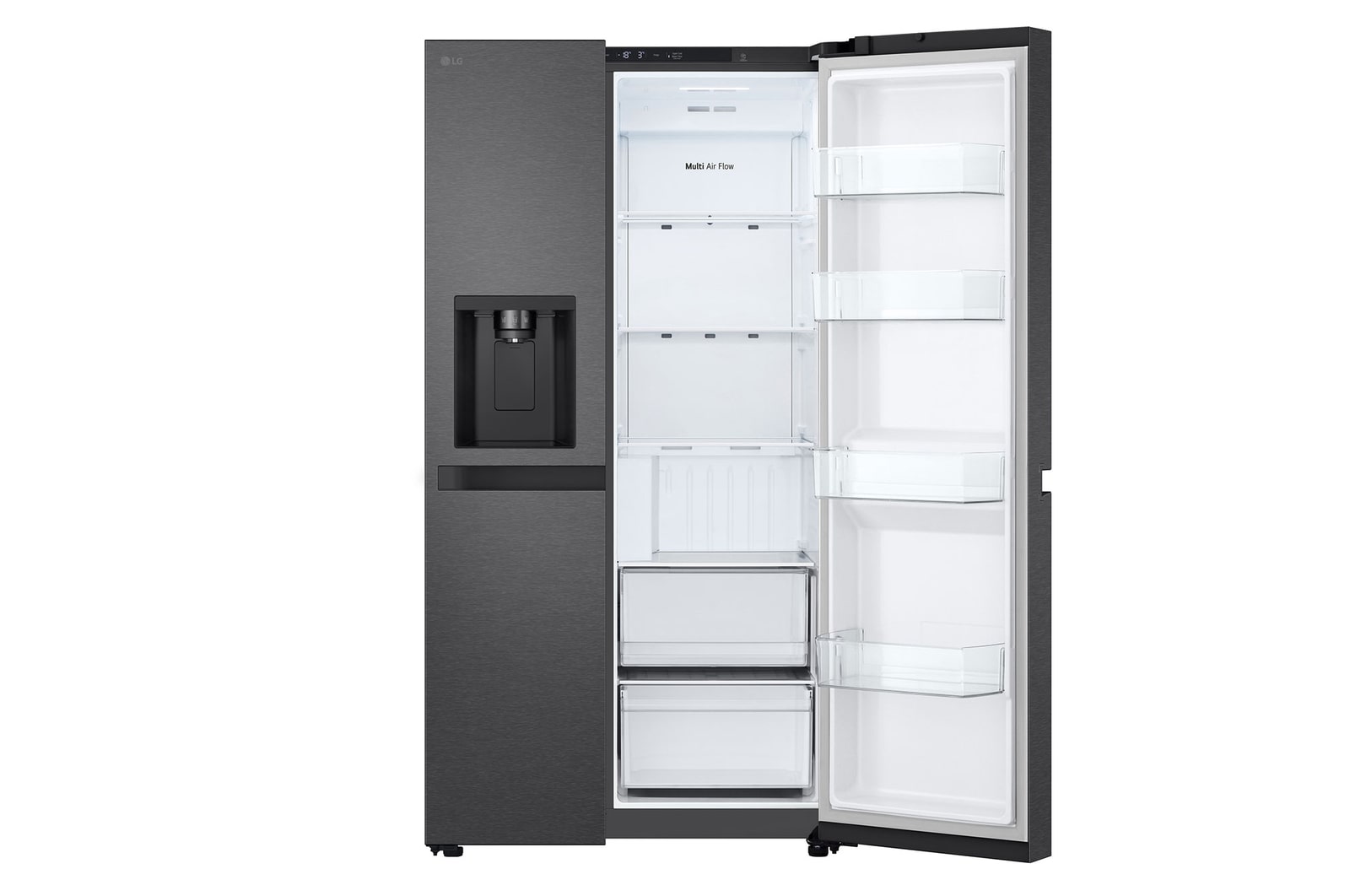 Front one door open without food