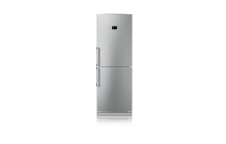 Vorderseite von Kühl- Gefrierkombination mit LED Display, LED Innenbeleuchtung, Multiairflow Umluftkühlung, Energieeffizienzklasse A&#43; und Total No Frost-Technik GB3129PVJW