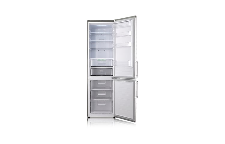 LG Kühl-Gefrierkombination von LG mit 360 Liter Fassungsvermögen, Total No Frost und Frischefeatures wie Fresh O Zone und Vita Light, GB5240AECZ