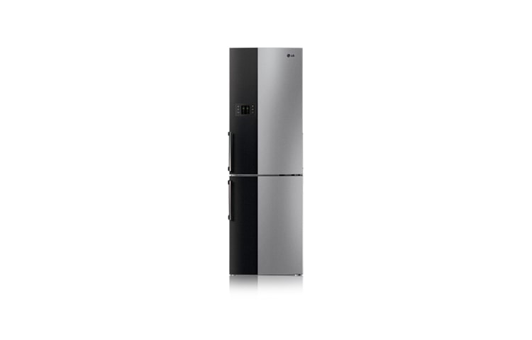 Vorderseite von Kühl-Gefrierkombination in edlem Dual Tone-Design mit 343 l Nutzinhalt, Energieeffizienzklasse A&#43;&#43;, LG Total No Frost-Technologie und Fresh O Zone GB7138A2XZ