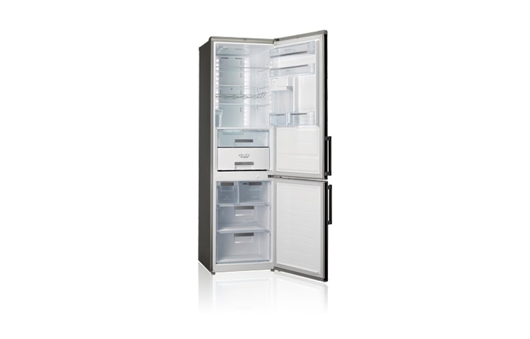 LG Kühl-Gefrierkombination mit eleganter Dual-Tone-Front, Total No Frost-Technologie und Auto Icemaker, GB7143A2BZ