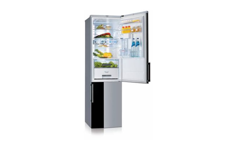 LG Kühl-Gefrierkombination in Dual Tone Design mit 351 Liter Nutzinhalt, Energieeffizienzklasse A++ und Total No Frost-Technologie, GB7143A2HZ