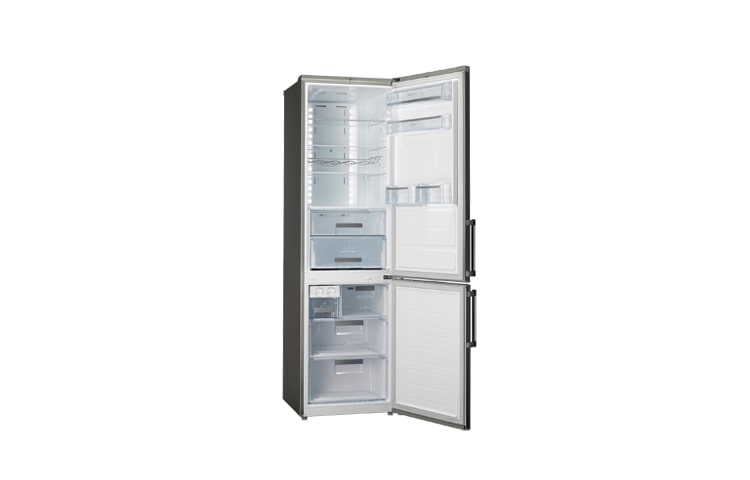 LG Kühl-Gefrierkombination mit Total No Frost bei grosser Kapazität in Standard-Aussenmaßen, GB7143AERZ