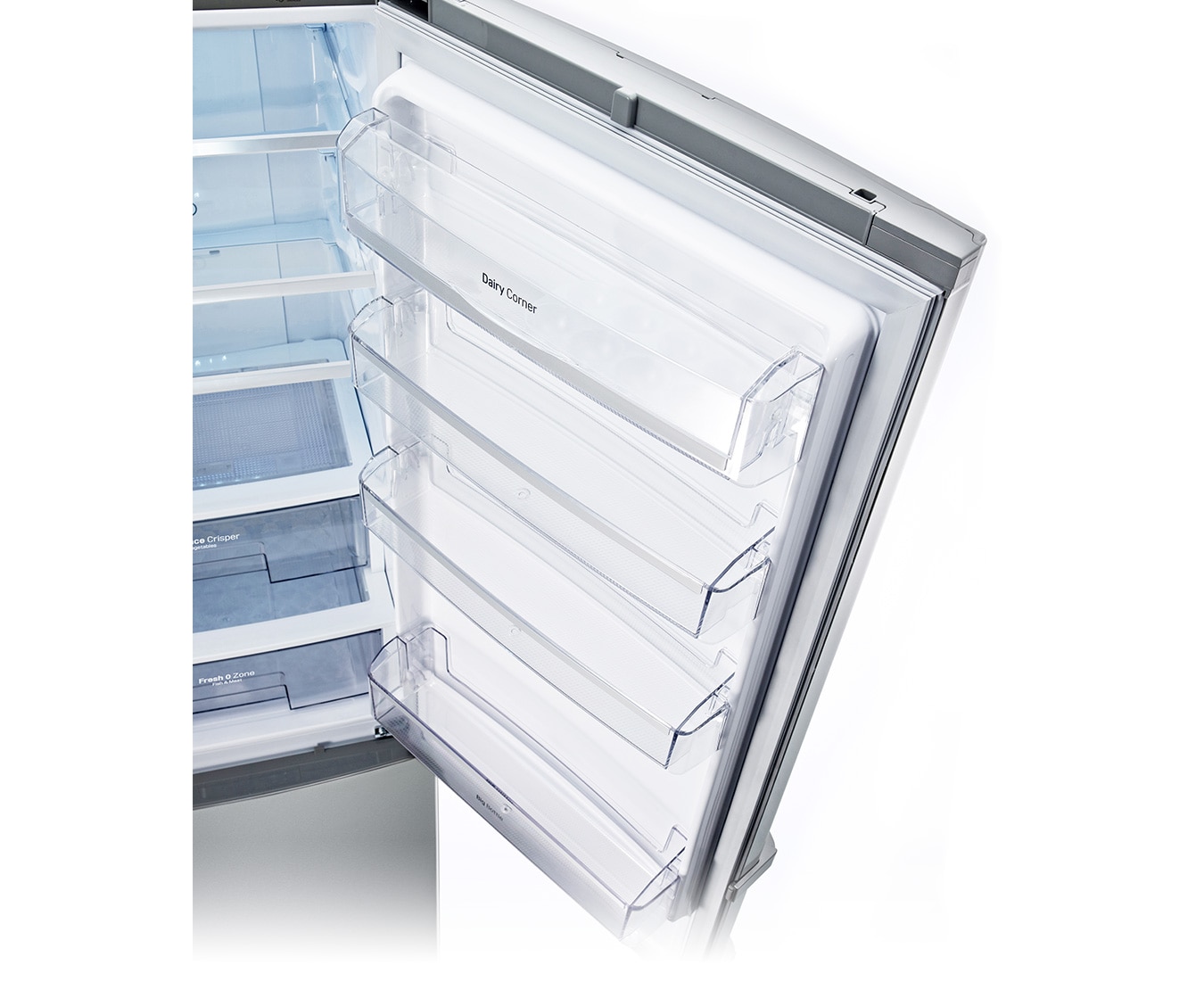 LG Kühl- Gefrierkombination mit Energieeffizienzklasse A+++, Total No Frost und Fresh O Zone, GBB530PZCFB
