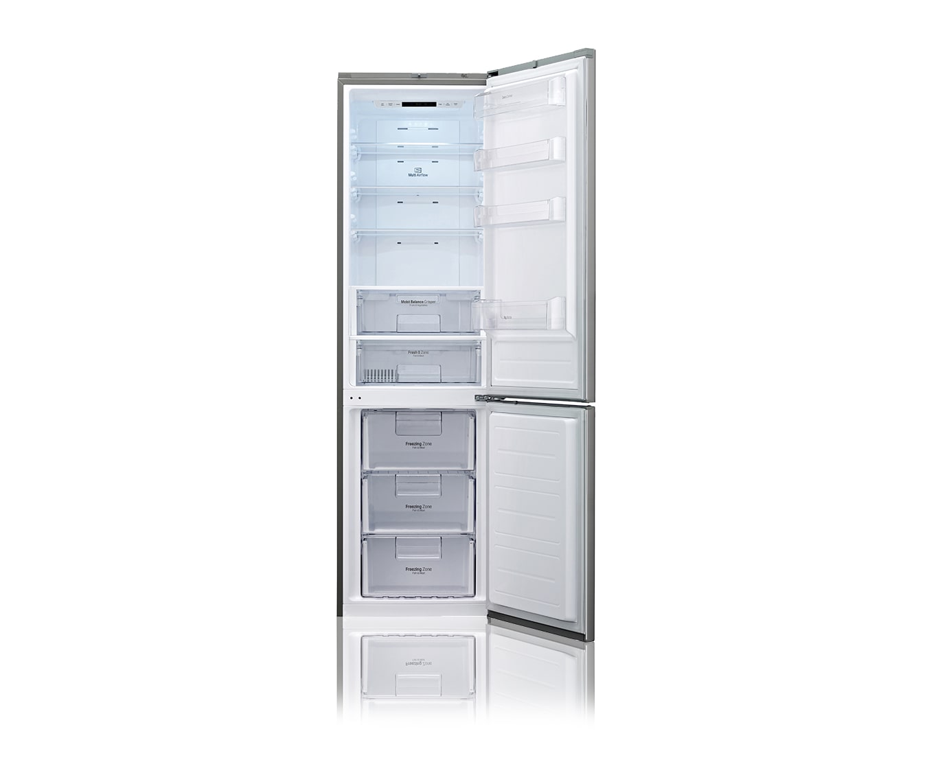 LG KÜHL- GEFRIERKOMBINATION MIT ENERGIEEFFIZIENZKLASSE A+++, TOTAL NO FROST UND FRESH O ZONE, GBB530PZCFS