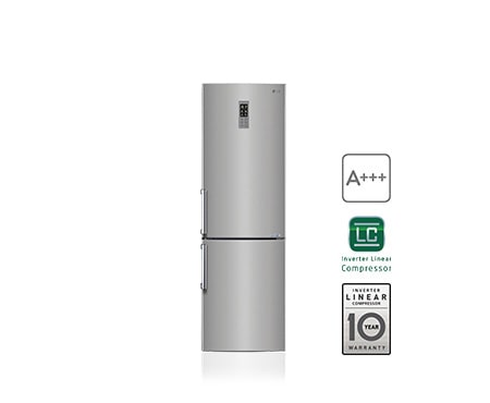 Vorderseite von Kühl- Gefrierkombination mit Energieeffizienzklasse A&#43;&#43;&#43;, Total No Frost und Fresh O Zone GBB539PZQFB