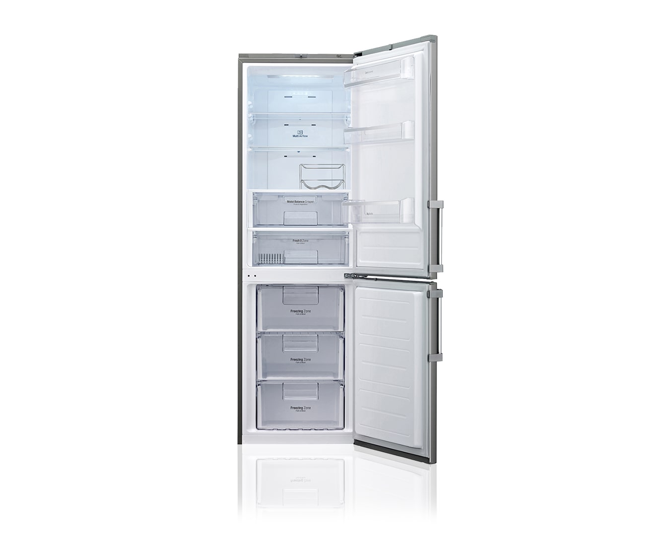 LG Kühl- Gefrierkombination mit Energieeffizienzklasse A+++, Total No Frost und Fresh O Zone, GBB539PZQFB