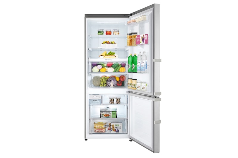 LG Kühl-Gefrierkombination | Digitales Touchdisplay | Noble Steel, GBB548NSQFE