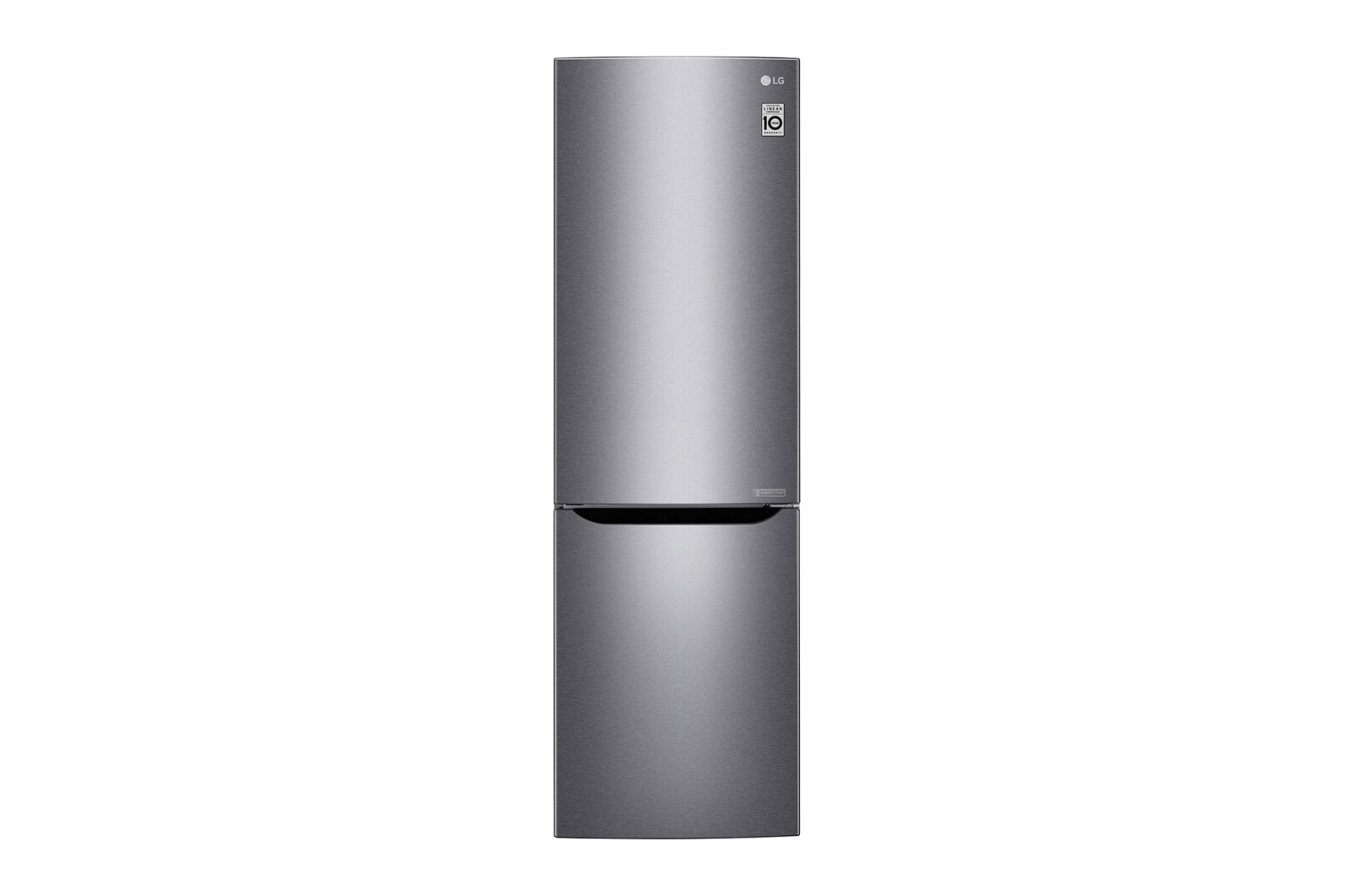 Vorderseite von LG Kühl-Gefrierkombination | Dark Graphite Oberfläche | Frische Features GBB59DSJZS