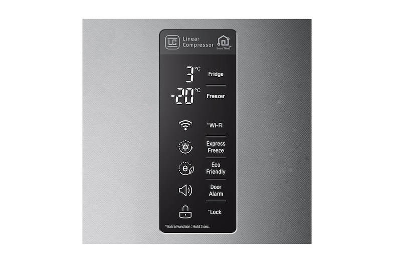 LG Kühl- Gefrierkombinationen mit 318 Litern mit Total No Frost, GBB59SAFFB