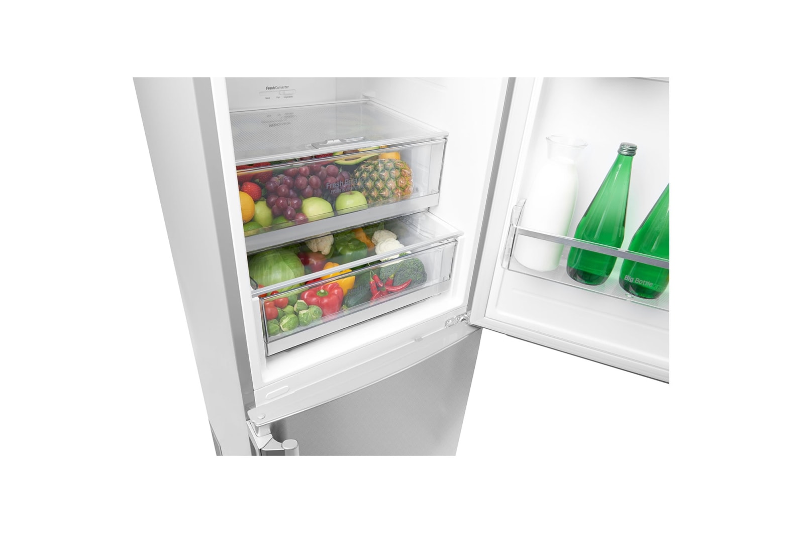 LG Kühl- Gefrierkombinationen mit 318 Litern mit Total No Frost, GBB59SAFFB
