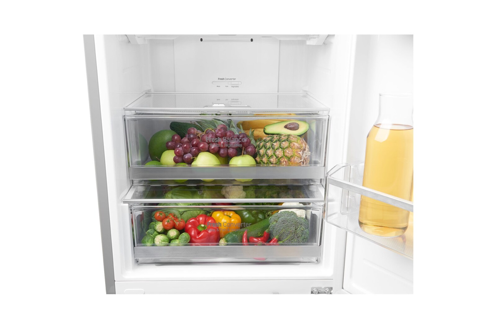 LG Kühl- Gefrierkombinationen mit 318 Litern mit Total No Frost, GBB59SAFFB