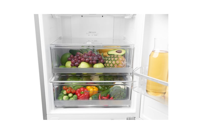 LG Kühl- Gefrierkombinationen mit 318 Litern mit Total No Frost, GBB59SAFFB