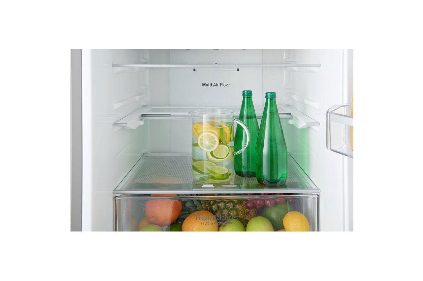 LG Kühl- Gefrierkombinationen mit 318 Litern mit Total No Frost, GBB59SAFFB