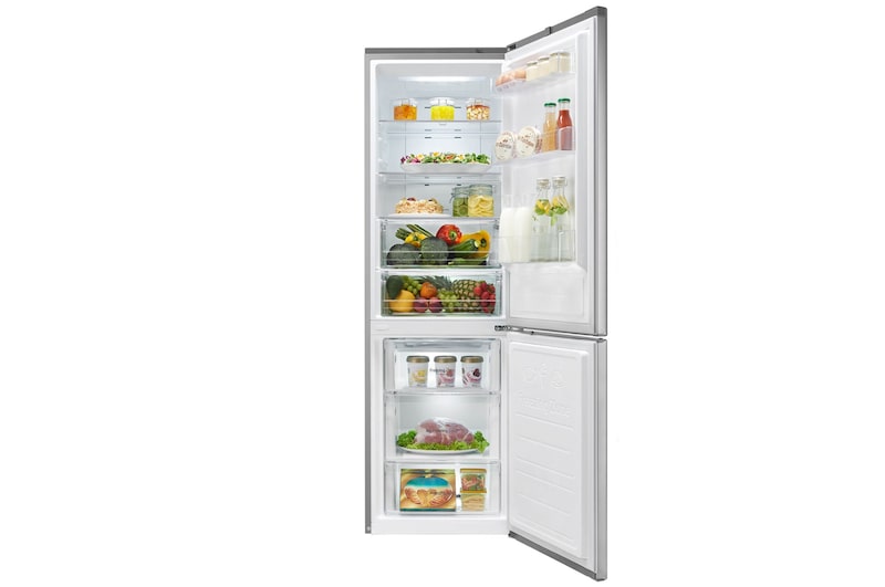 LG Kühl-Gefrierkombination | Anti-Fingerprint SAFFIANO Oberfläche, GBB59SAMZS