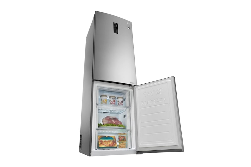 LG Kühl-Gefrierkombination | Anti-Fingerprint SAFFIANO Oberfläche, GBB59SAMZS