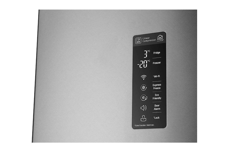 LG Kühl-Gefrierkombination | Anti-Fingerprint SAFFIANO Oberfläche, GBB59SAMZS