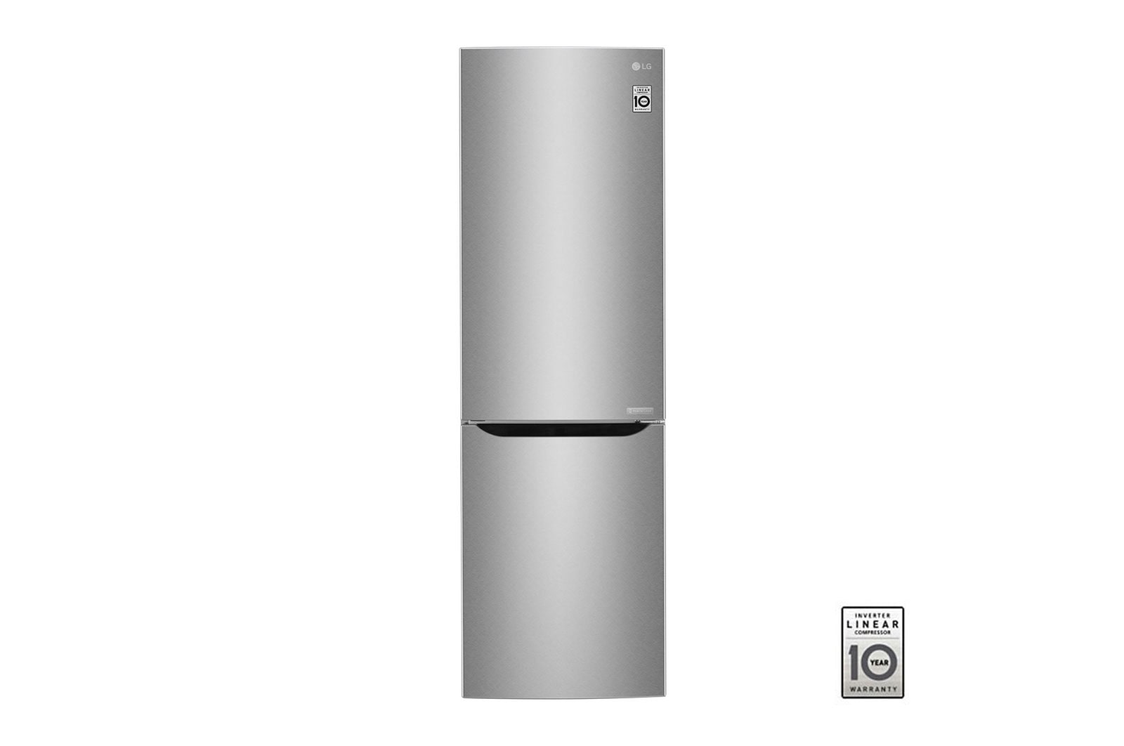 Vorderseite von LG Kühl-Gefrierkombination | Anti-Fingerprint SAFFIANO Oberfläche GBB59SAPFS