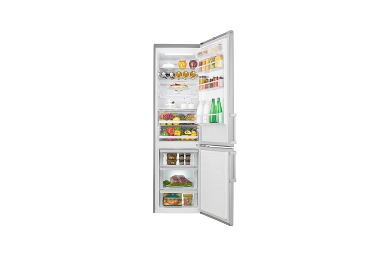 LG 343L Kühl-Gefrierkombination mit Total No Frost | Easy Open Handle, GBB60NSYFE