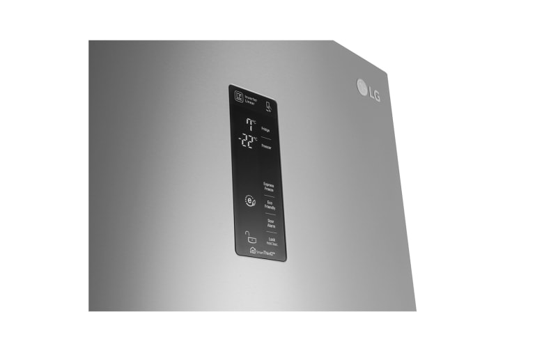 LG 343L Kühl-Gefrierkombination mit Total No Frost | Easy Open Handle, GBB60NSYFE