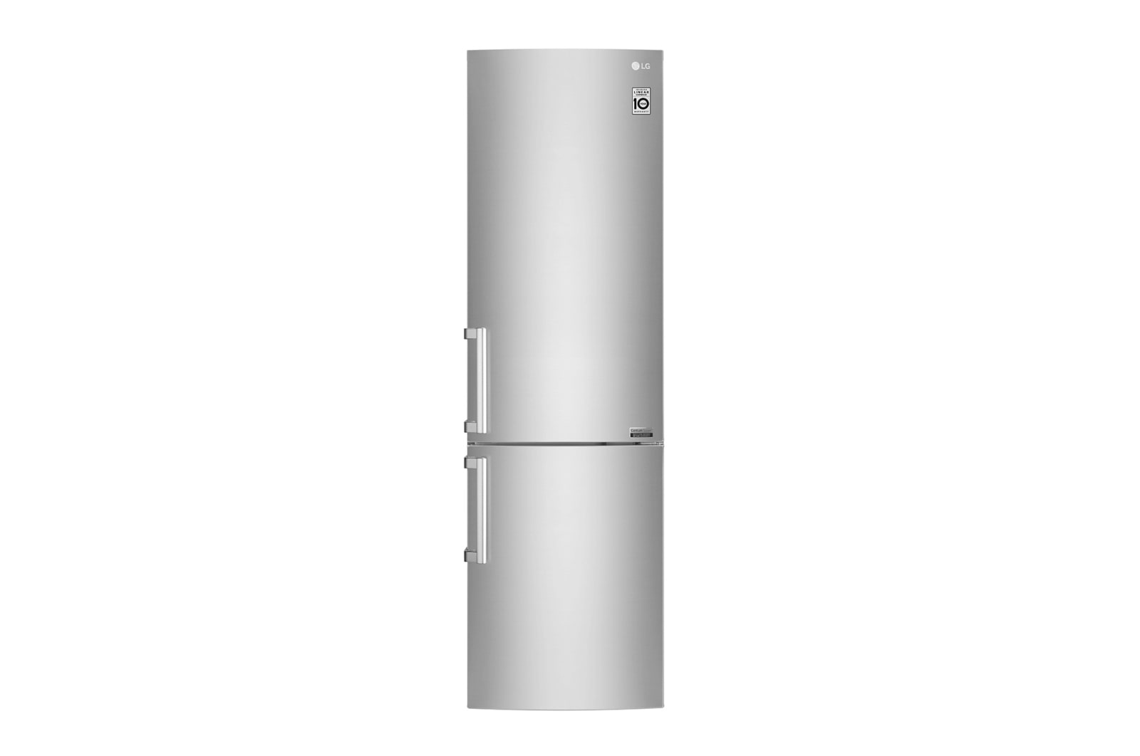 Vorderseite von Kühl-Gefrierkombi mit Total No Frost | Noble Steel GBB60NSZHE