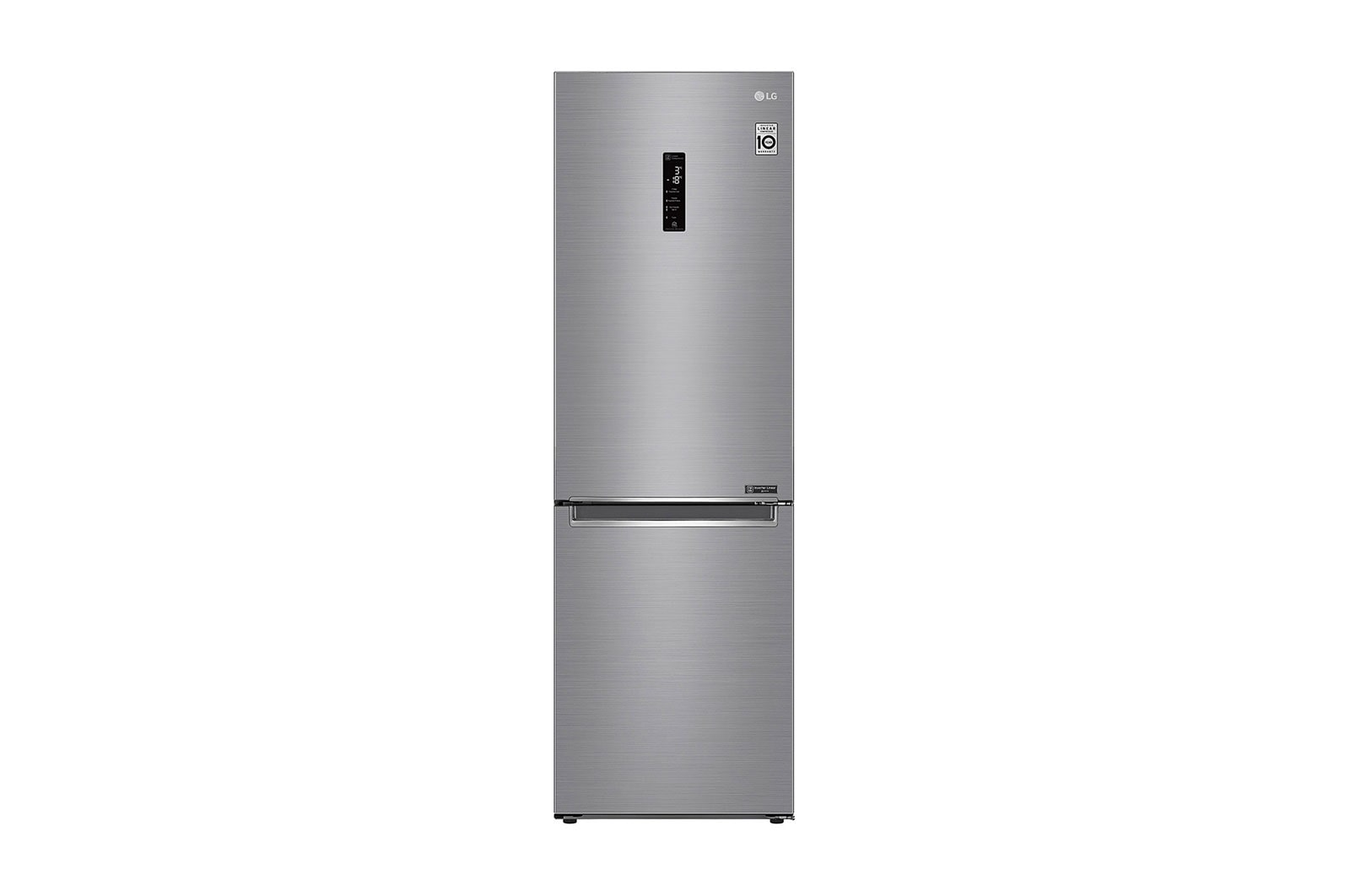 Vorderseite von Kühl-Gefrierkombination | 341 Liter Nutzinhalt | LINEARCooling™ | SmartThinQ™ GBB61PZFFN