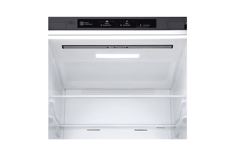 LG Kühl-Gefrierkombination | 341 Liter Nutzinhalt | Energieeffizienzklasse D | Steel | 186 cm hoch | Inverter Linear Compressor® | GBB61PZGFN, GBB61PZGFN