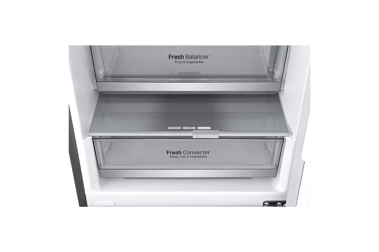 LG Kühl-Gefrierkombination | 341 Liter Nutzinhalt | Energieeffizienzklasse D | Steel | 186 cm | Inverter-Linearkompressor | GBB72SWEFN, GBB71PZDFN