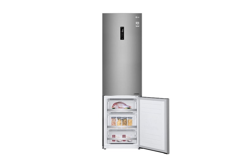 LG Kühl-Gefrierkombination | 384 Liter Nutzinhalt | LINEARCooling™ | Total No Frost | Energieeffizienzklasse* D, GBB72SADXN