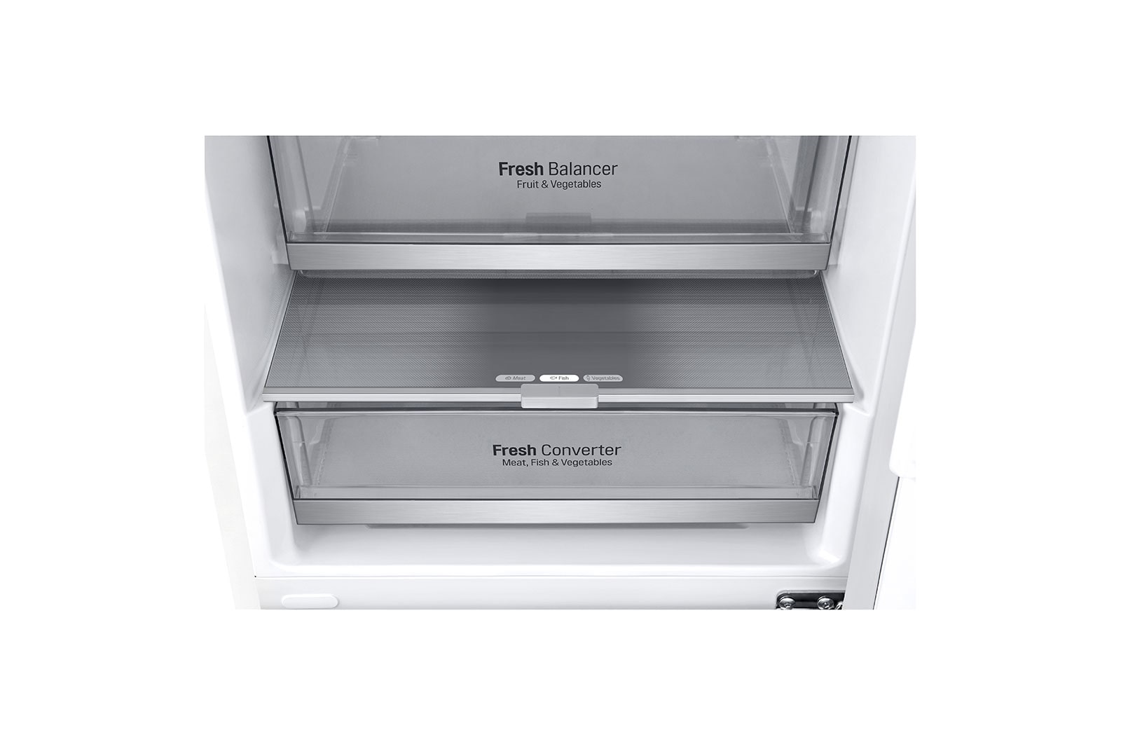 LG Kühl-Gefrierkombination | 384 Liter Nutzinhalt | Energieeffizienzklasse D | Premium Weiß |203 cm | GBB72SWEFN, GBB72SWEFN