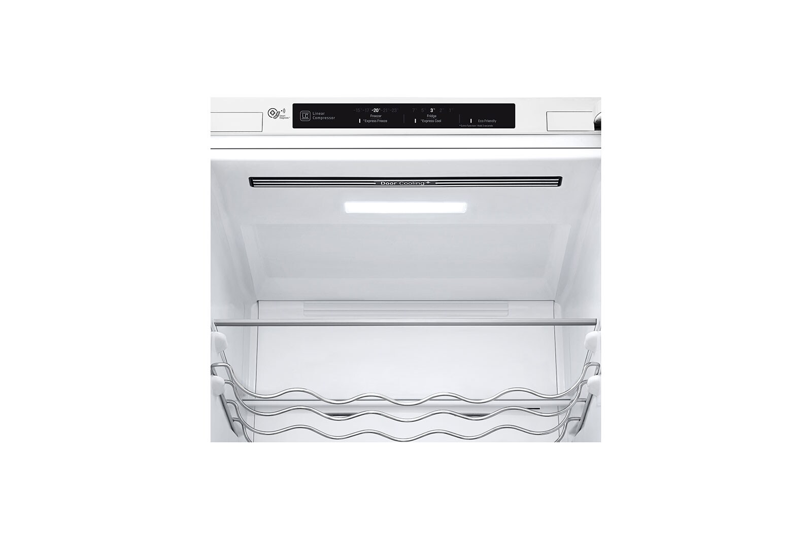LG Kühl-Gefrierkombination | 384 Liter Nutzinhalt | Energieeffizienzklasse D | Premium Weiß |203 cm | GBB72SWEFN, GBB72SWEFN