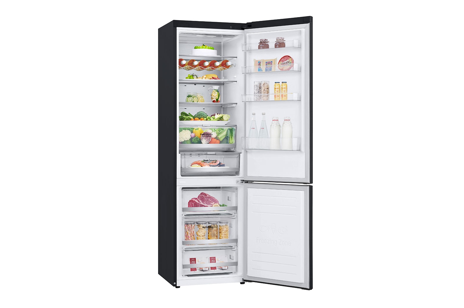LG Kühl-Gefrierkombination | 384 Liter Nutzinhalt | Total No Frost, GBB92MCAXP