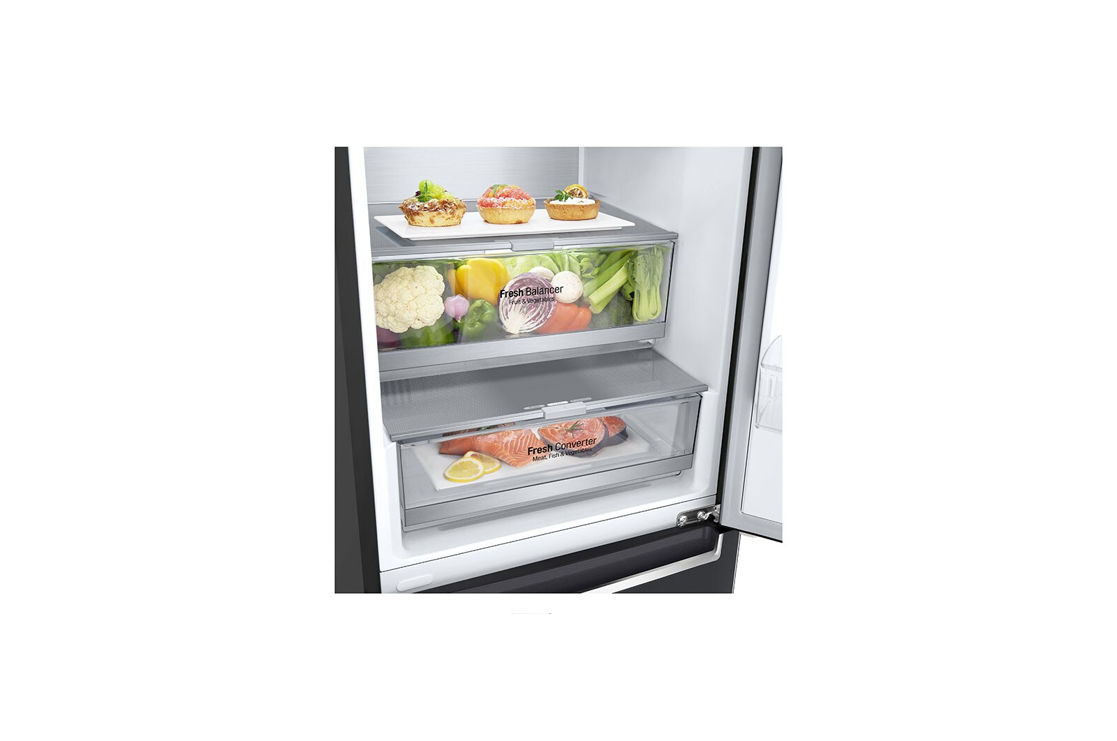 LG Kühl-Gefrierkombination | 384 Liter Nutzinhalt | Total No Frost, GBB92MCAXP