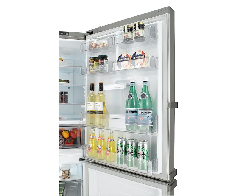 LG Extrabreite Kühl-Gefrierkombination mit, Wasserspender und Smart Diagnosis, GBF548NSDZB