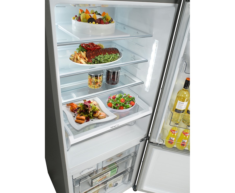 LG Extrabreite Kühl-Gefrierkombination mit, Wasserspender und Smart Diagnosis, GBF548NSDZB